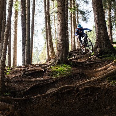 Downhill ist ein Bikeparktrail im Bikepark Serfaus Fiss Ladis in Tirol Österreich | © Serfaus-Fiss-Ladis Marketing GmbH |Manuel Kokseder