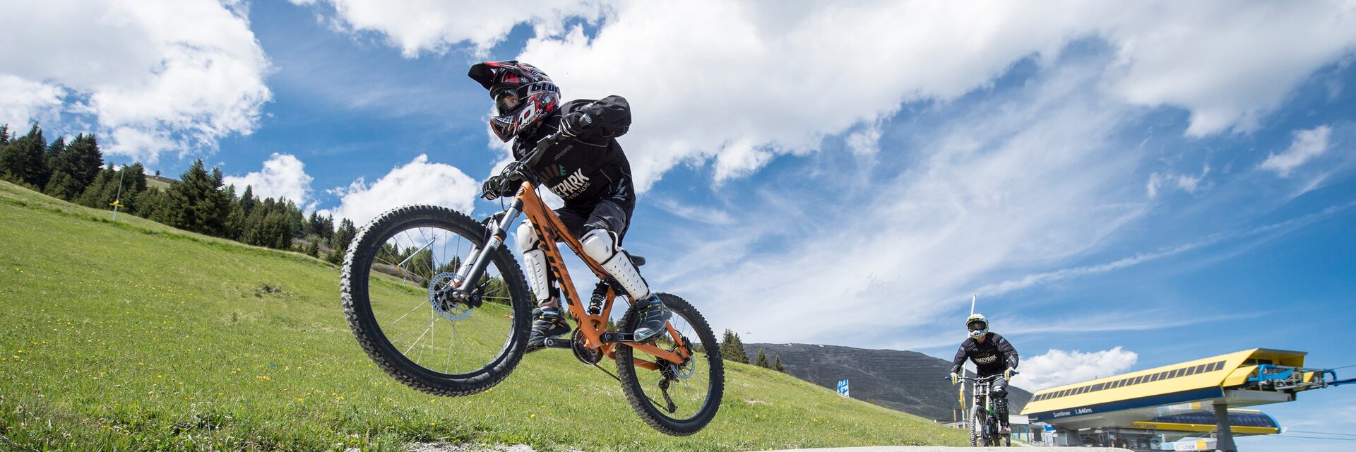 The Milky Way is a Bikeparktrail in the Bikepark Serfaus-Fiss-Ladis in Tyrol in Austria | © Serfaus-Fiss-Ladis Marketing GmbH